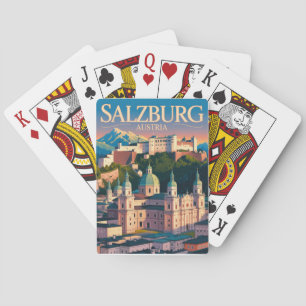 Salzburg Oostenrijk Pokerkaarten
