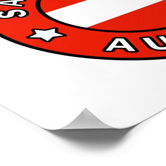 Salzburg Oostenrijk Poster (Hoek)