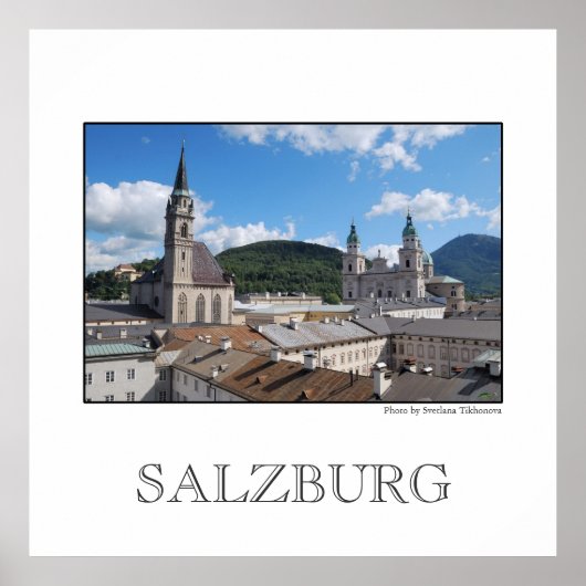 salzburg , oostenrijk Poster (Voorkant)