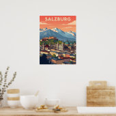  Salzburg Oostenrijk Poster (Keuken)