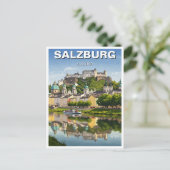 Salzburg Oostenrijk Reizen Briefkaart (Staand voorkant)