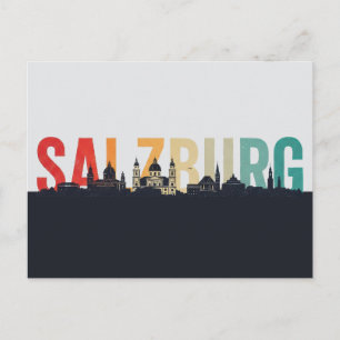 Salzburg Oostenrijk Reizen Briefkaart