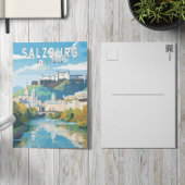 Salzburg Oostenrijk Reizen Kunst Vintage Briefkaart