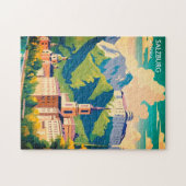 Salzburg Oostenrijk Reizen Legpuzzel (Horizontaal)