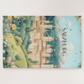 Salzburg Oostenrijk Reizen Legpuzzel (Horizontaal)