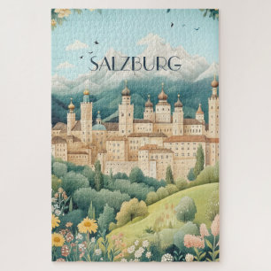 Salzburg Oostenrijk Reizen Legpuzzel