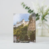 Salzburg Oostenrijk Reizen Panorama Uitzicht Briefkaart (Staand voorkant)