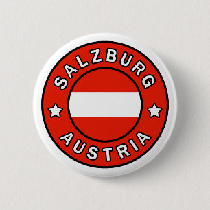 Salzburg Oostenrijk Ronde Button 5,7 Cm