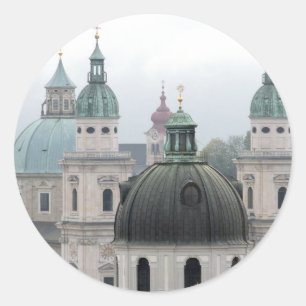 Salzburg, Oostenrijk. Ronde Sticker
