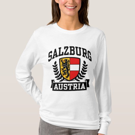 Salzburg Oostenrijk T-shirt (Voorkant)