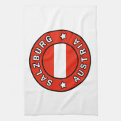 Salzburg Oostenrijk Theedoek (Verticaal)