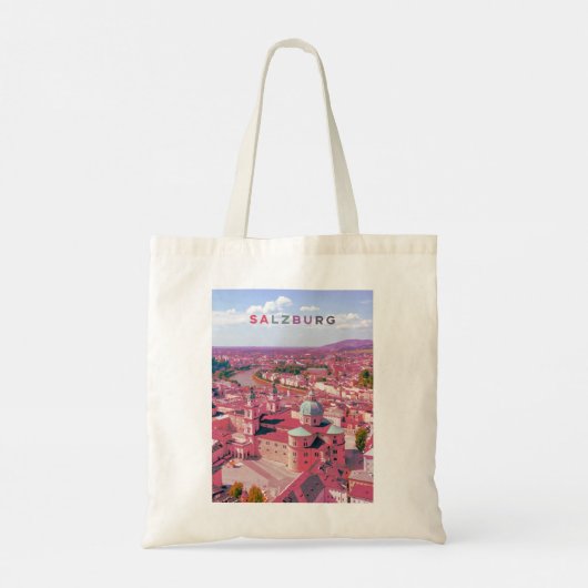 Salzburg Oostenrijk Tote Bag (Achterkant)