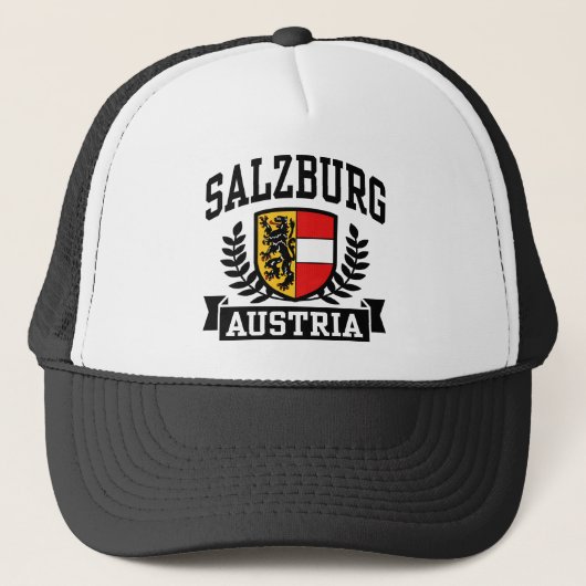 Salzburg Oostenrijk Trucker Pet (Voorkant)