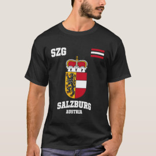 Salzburg Oostenrijk Vlag T-shirt