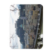 Salzburg panoramisch uitzicht magneet (Verticaal)
