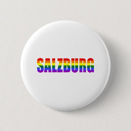 Salzburg Pride Ronde Button 5,7 Cm (Voorkant)