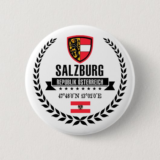 Salzburg Ronde Button 5,7 Cm (Voorkant)