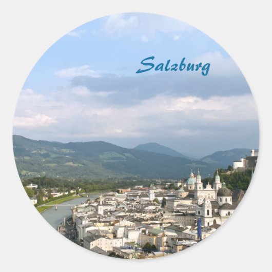 Salzburg Ronde Sticker (Voorkant)