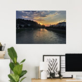 Salzburg Sunset Poster (Thuiskantoor)