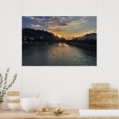 Salzburg Sunset Poster (Keuken)