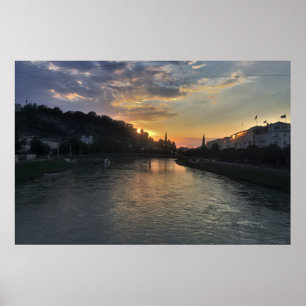 Salzburg Sunset Poster