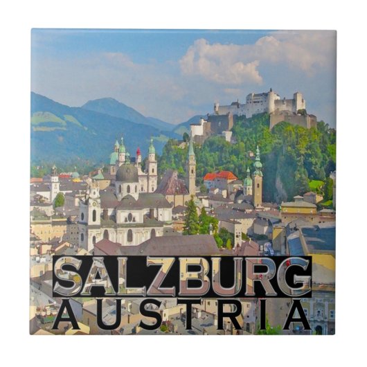 Salzburg Tegeltje (Voorkant)