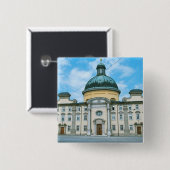 Salzburg Vierkante Button 5,1 Cm (Voorkant /achterkant)