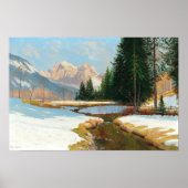 Salzburger Alps-Uitzicht Poster (Voorkant)