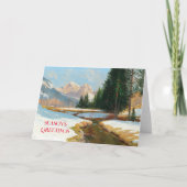 Salzburger Alps-Uitzicht, Winter Kaart (Voorkant)