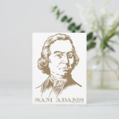 Sam Adams Briefkaart (Staand voorkant)