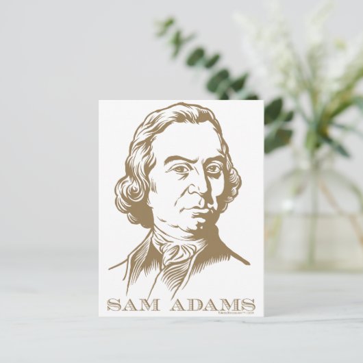 Sam Adams Briefkaart (Staand voorkant)