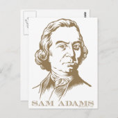 Sam Adams Briefkaart (Voorkant / Achterkant)