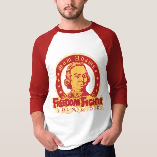Sam Adams Freedom Fighter T-Shirt (Voorkant)