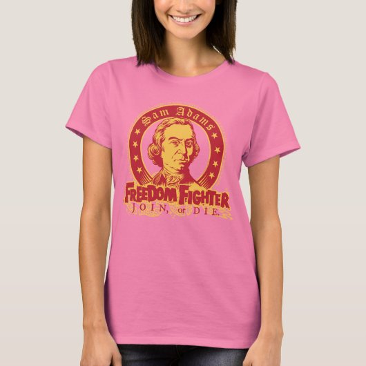 Sam Adams Freedom Fighter T-Shirt (Voorkant)