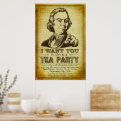 Sam Adams Tea Party Event Poster (Keuken)