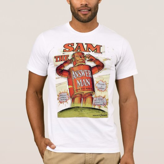  Sam Antwoord Man Robot T-shirt (Voorkant)