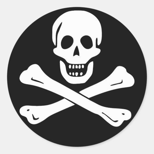 Sam Bellamy Ronde Sticker (Voorkant)