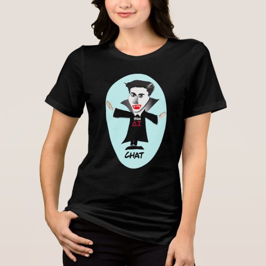 Sam bij GPT A.I. Tri-Blend Shirt (Voorkant)
