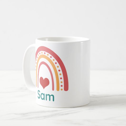 Sam  Boho Rainbow Koffiemok (Voorkant links)