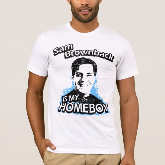 Sam Brownback is mijn huisjongen T-shirt (Voorkant)