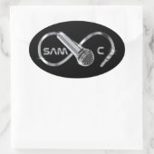 SAM C Sticker Black (Tas)