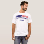 Sam Casey voor President in 2036 T-shirt (Voorkant volledig)