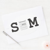 SAM Chord Box Ovale Sticker (Envelop)