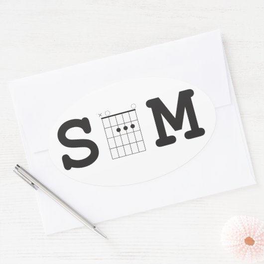 SAM Chord Box Ovale Sticker (Envelop)