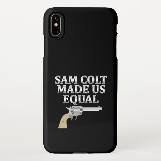 Sam Colt maakte ons gelijk iPhone Hoesje (Achterkant)