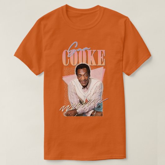 Sam Cooke Retro Esthetische Meme Design T-shirt (Design voorkant)