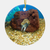 Sam de blauwe kreeft keramisch ornament (Voorkant)