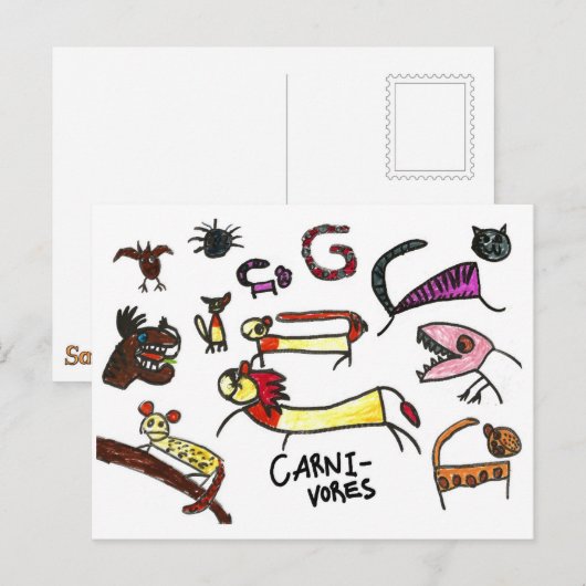 Sam de Egel - Johnny's Briefkaart #6 (Voorkant / Achterkant)