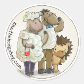 Sam de egel - Sticker #1 (Voorkant)