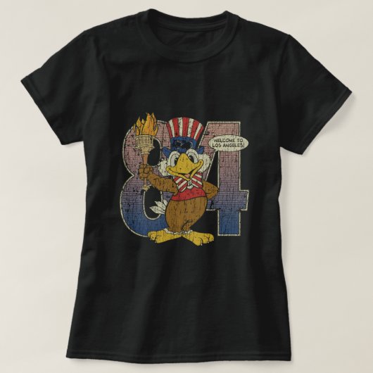 Sam de Los Angeles Eagle 1984 T-shirt (Design voorkant)